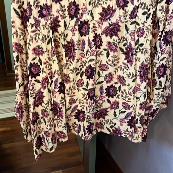 NWT Torrid Top Boho Floral Long Ballon Sleeve Top Embroidered Sz 5 - Picture 11 of 16